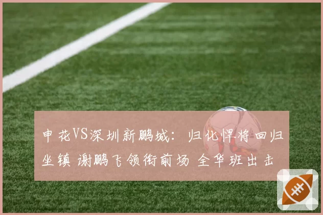 申花VS深圳新鹏城:归化悍将回归坐镇 谢鹏飞领衔前场 全华班出击